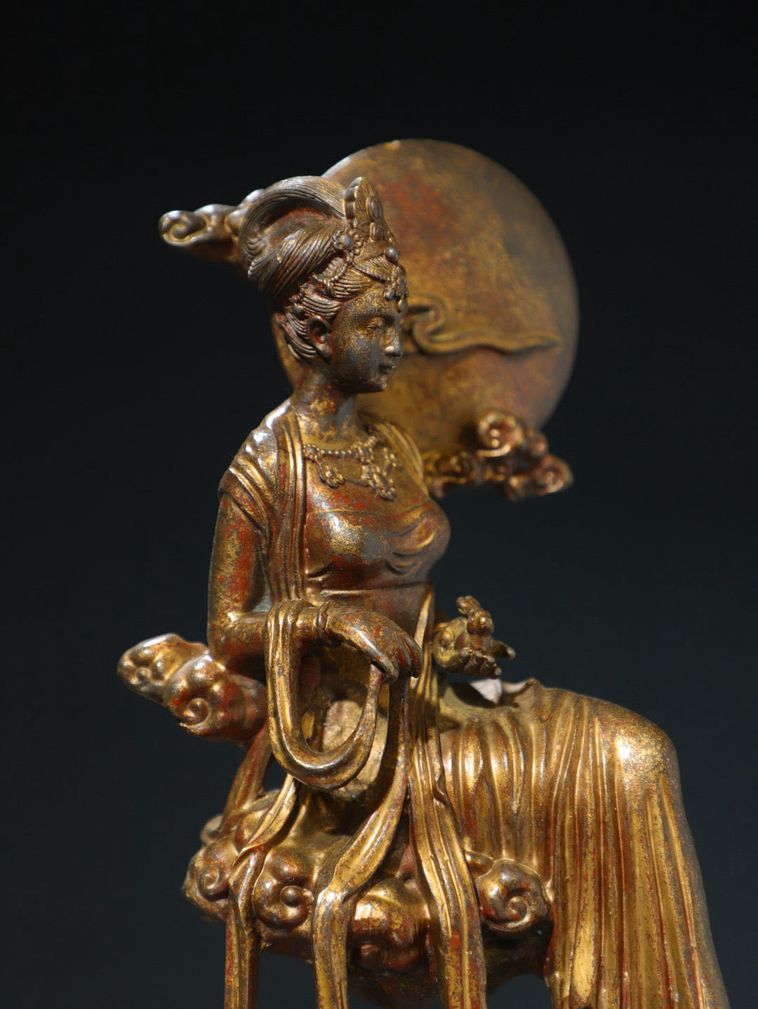 Bronze mud gold [Maiden] statue