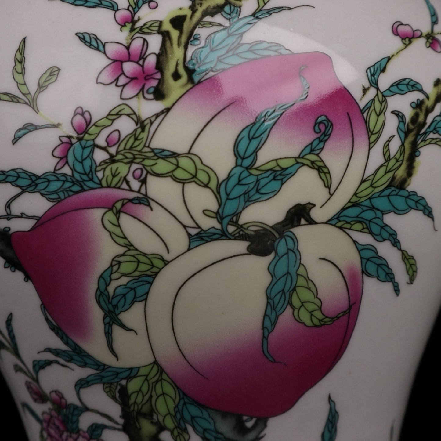 Blue and white longevity double full pattern general jar