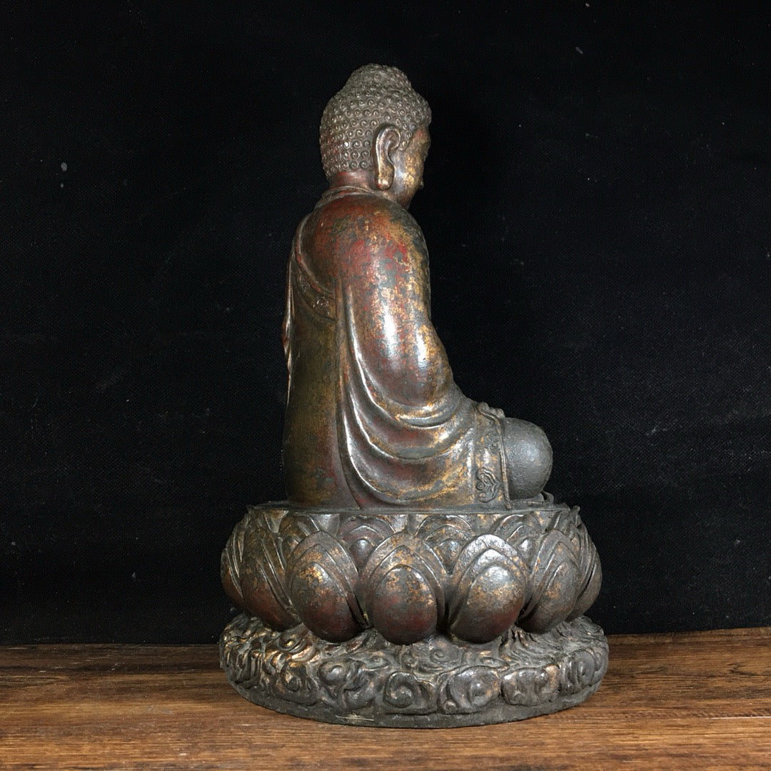 Chinese antique pure copper Buddha statue ornaments
