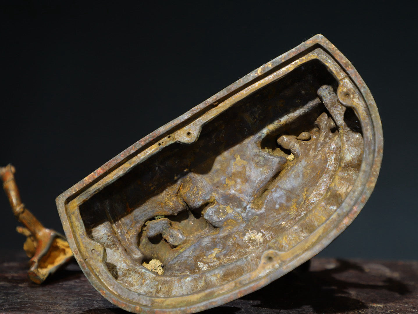 Bronze mud gold [Horse Head Vajra] Buddha statue