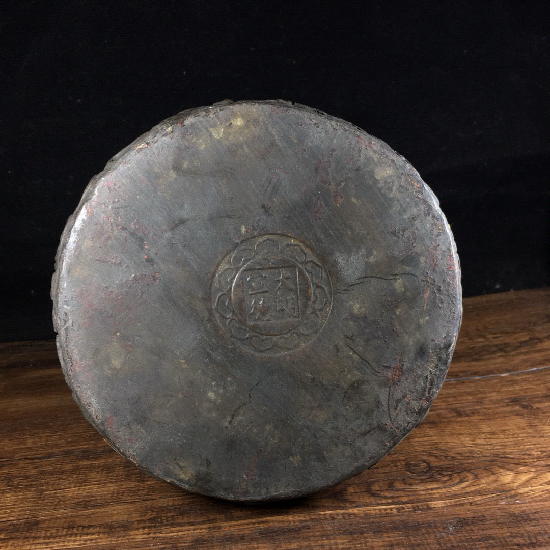 Chinese antique pure copper Buddha statue ornaments