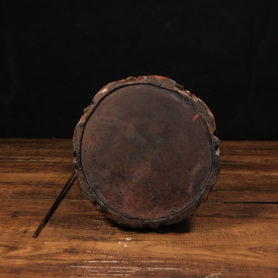 Chinese Antique Pure Copper Treasure King