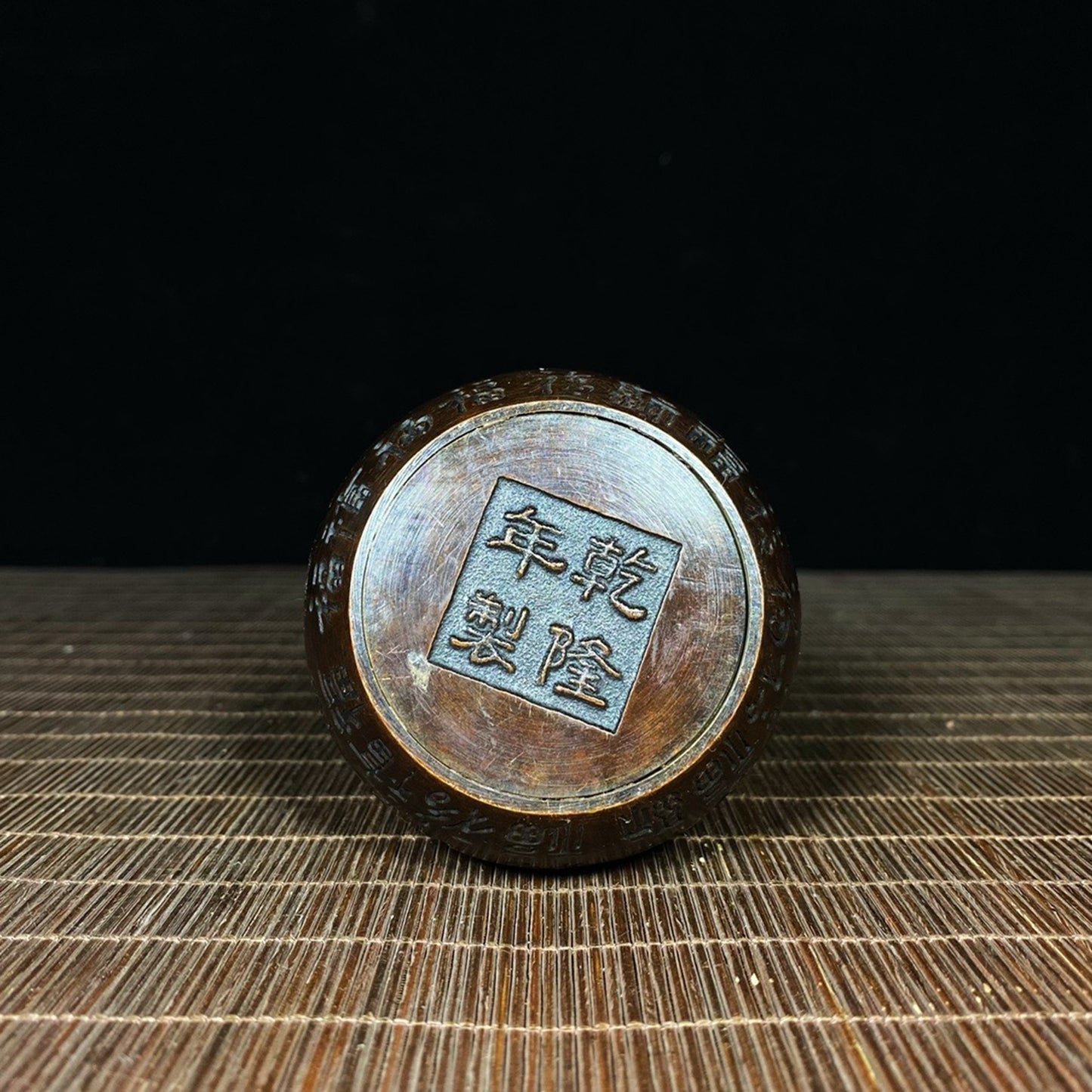 Pure copper chiseled town house hundred blessings gourd