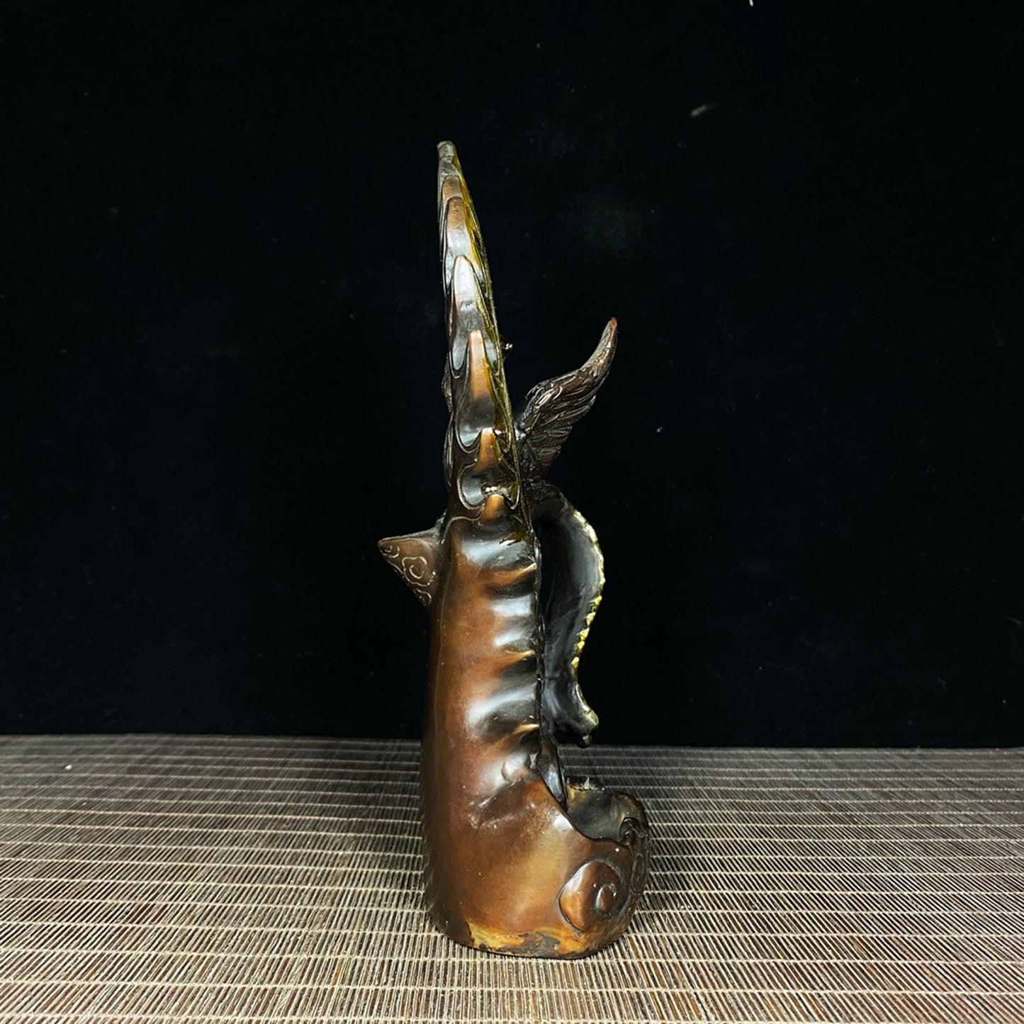 Pure copper gilded phoenix