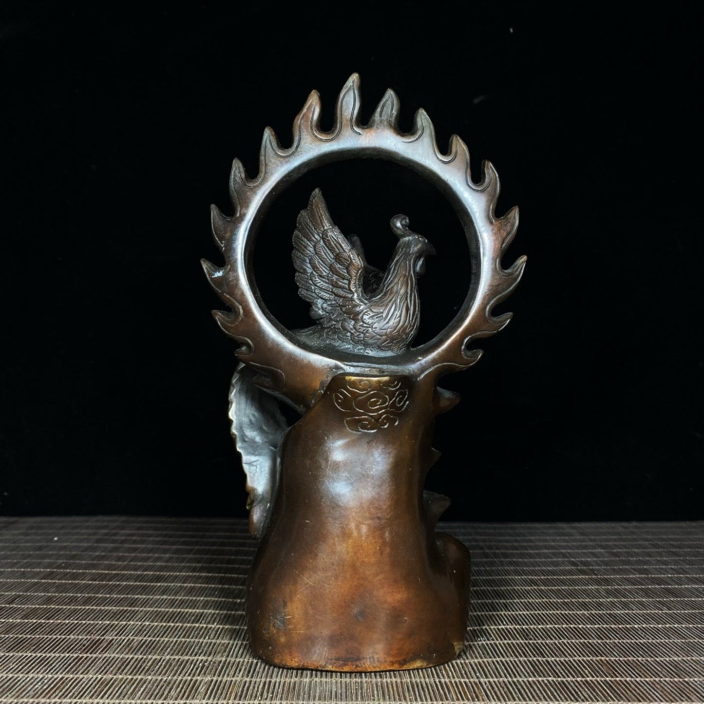 Pure copper gilded phoenix