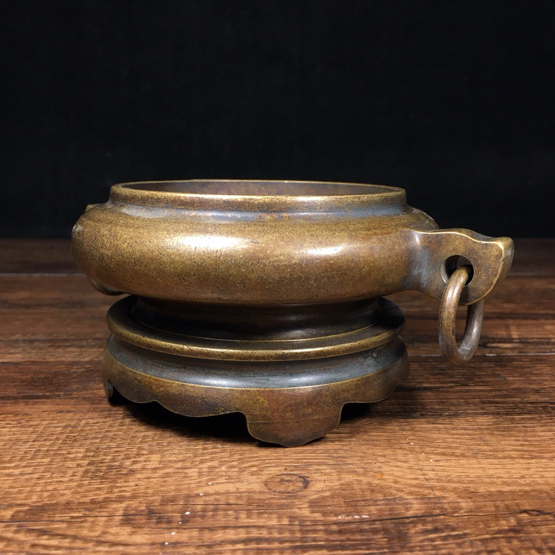 Chinese antique pure copper fumigation furnace
