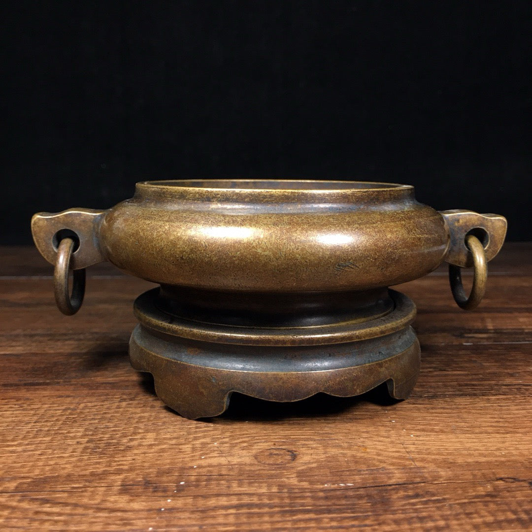 Chinese antique pure copper fumigation furnace