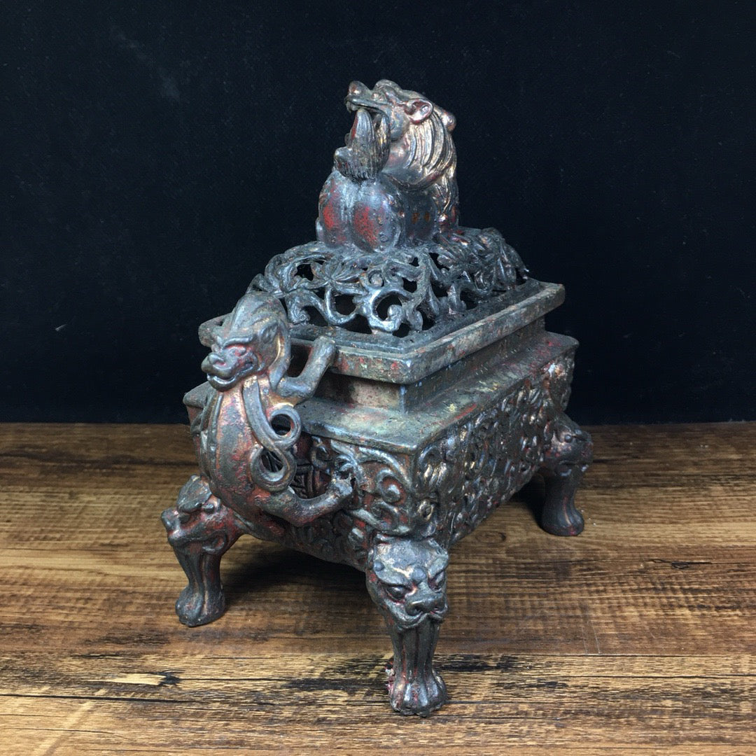 Chinese antique pure copper fumigation furnace