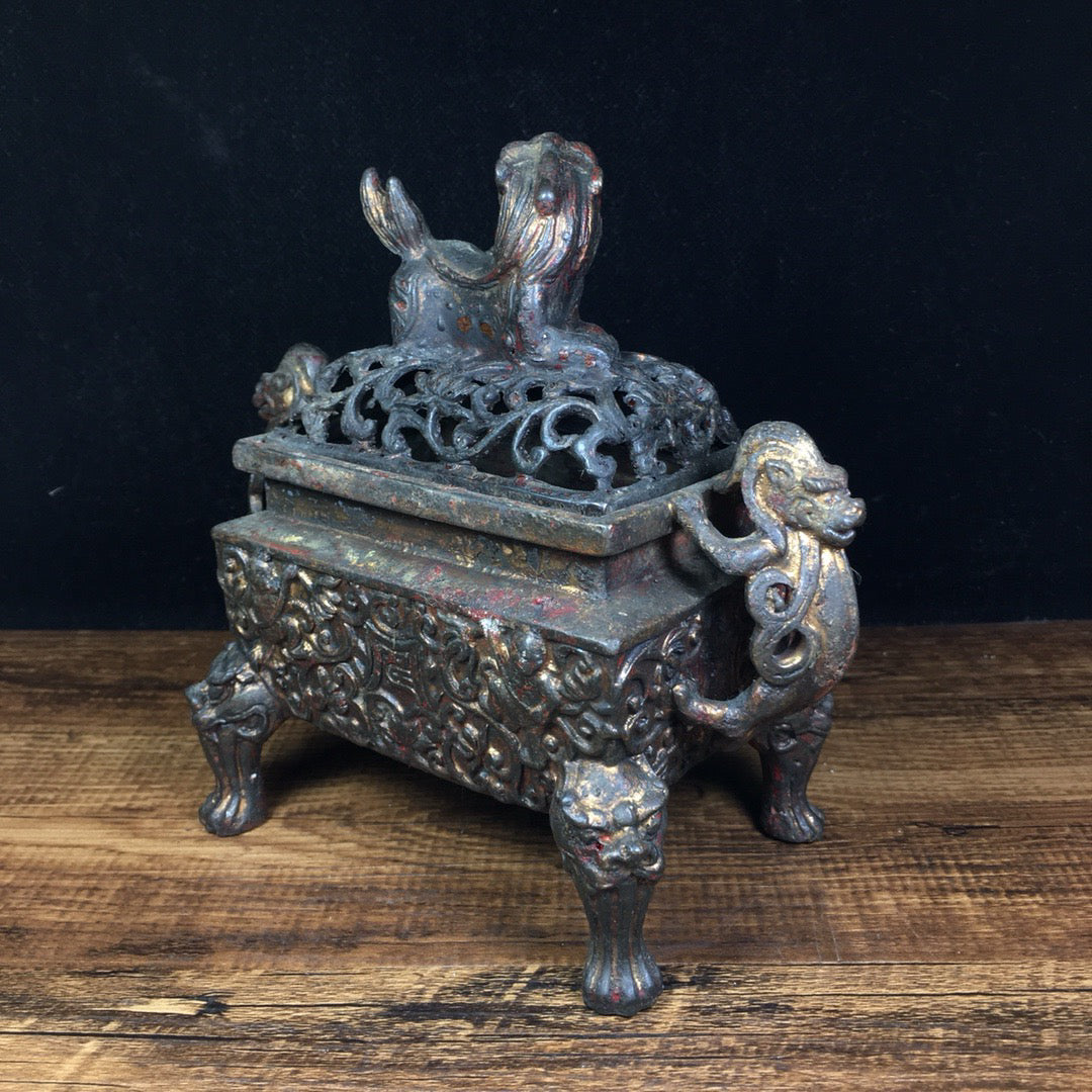 Chinese antique pure copper fumigation furnace