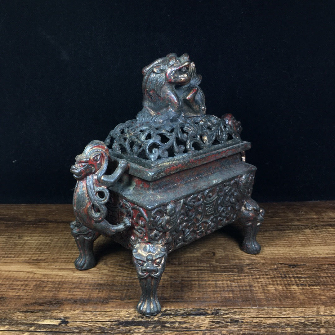Chinese antique pure copper fumigation furnace