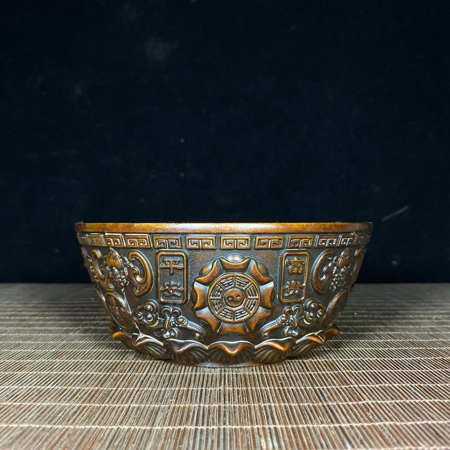 Pure Copper Bagua Brings Wealth and Blessings to the Great Treasure Bowl