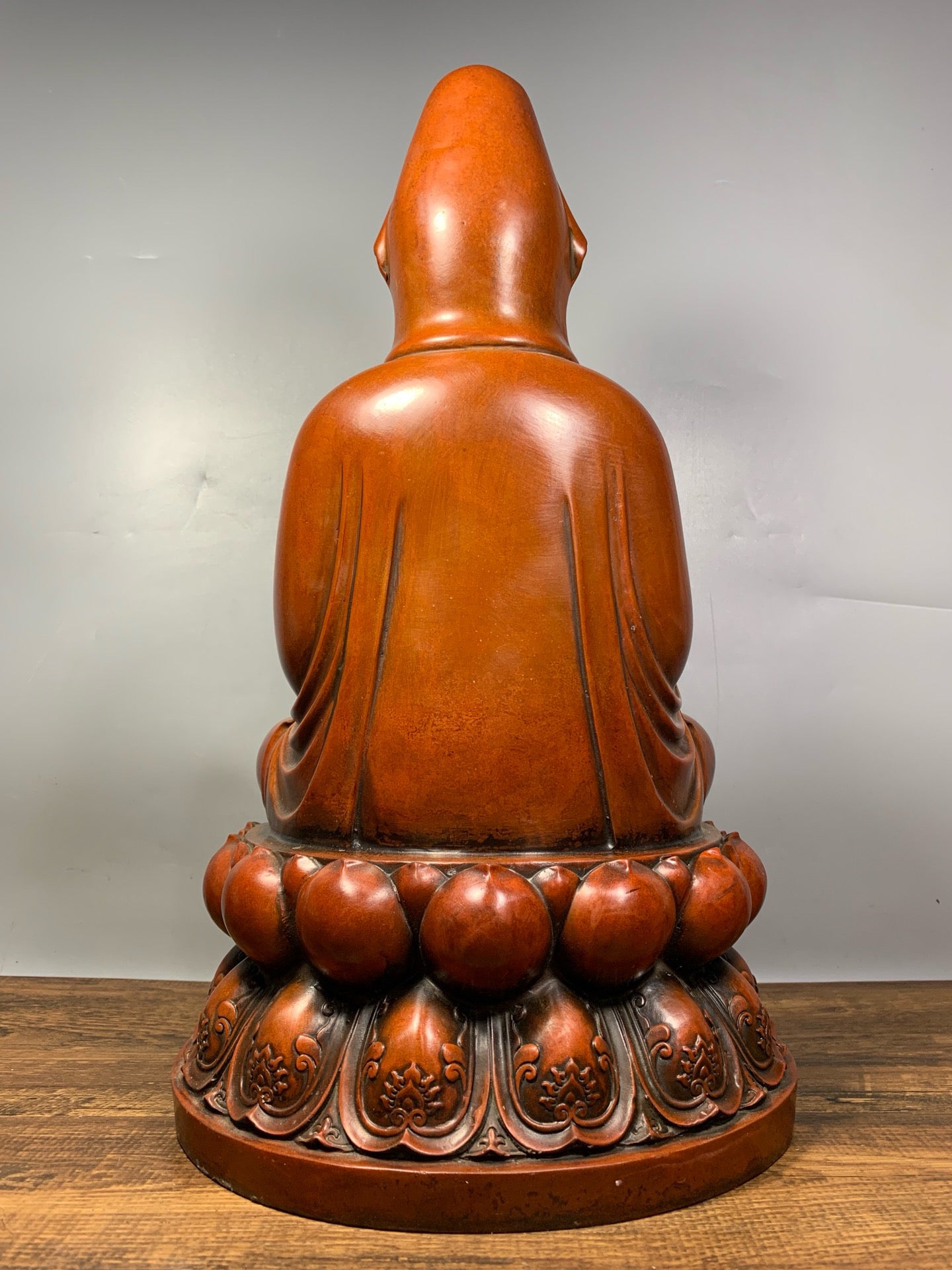 Chinese antique pure copper Guanyin Bodhisattva