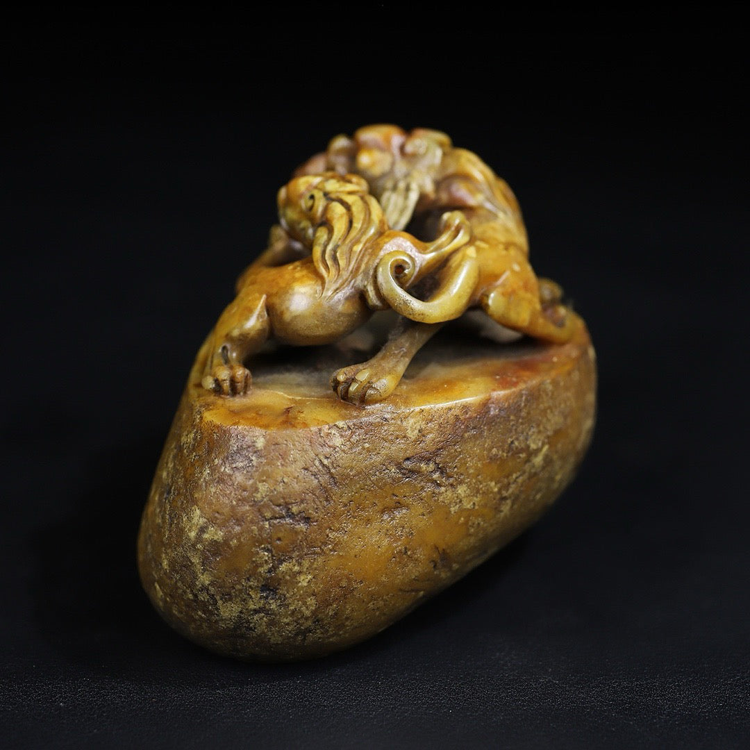 Shoushan Shiyuan Shichi Tiger Dragon Seal