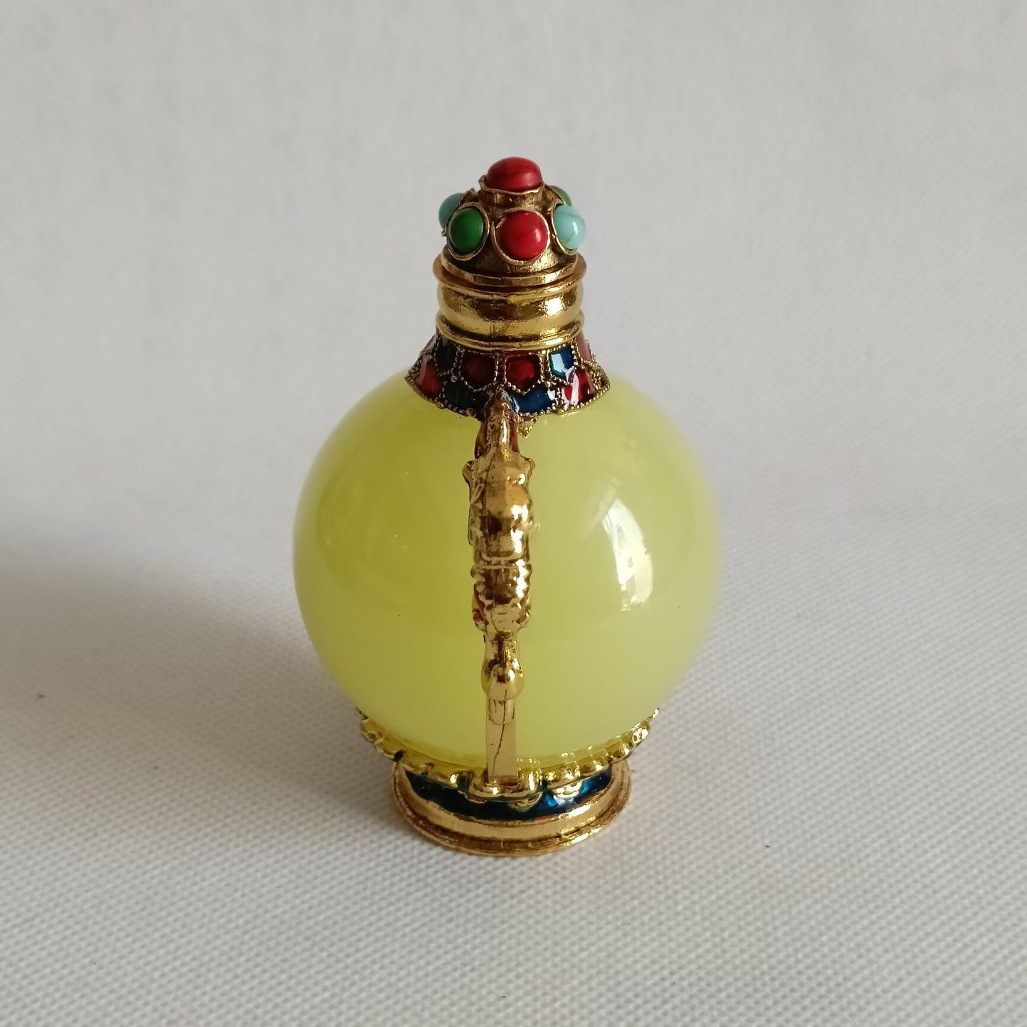 Chinese antique luminous ball snuff bottle