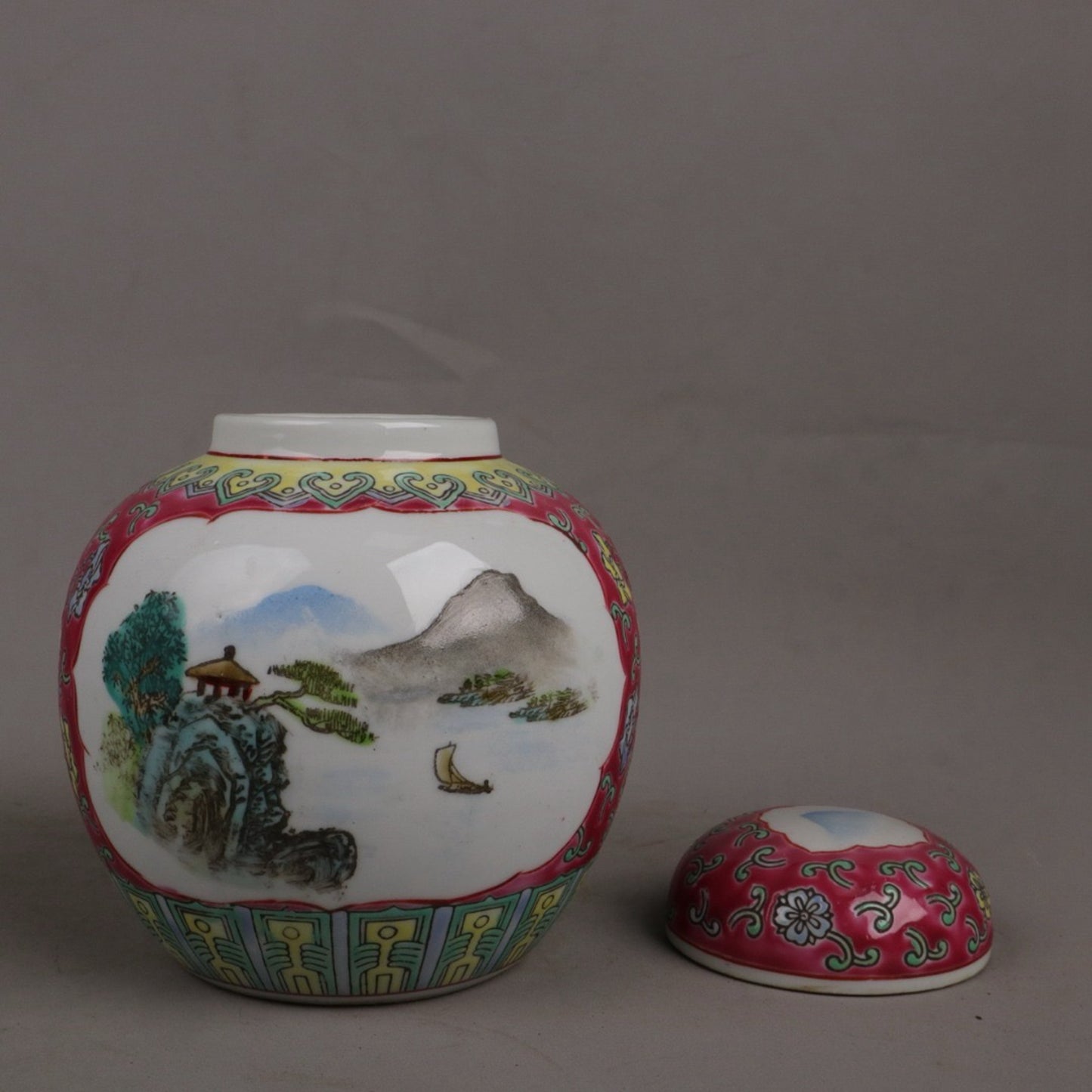 Pink Window Landscape Pattern Treasure Pearl Altar