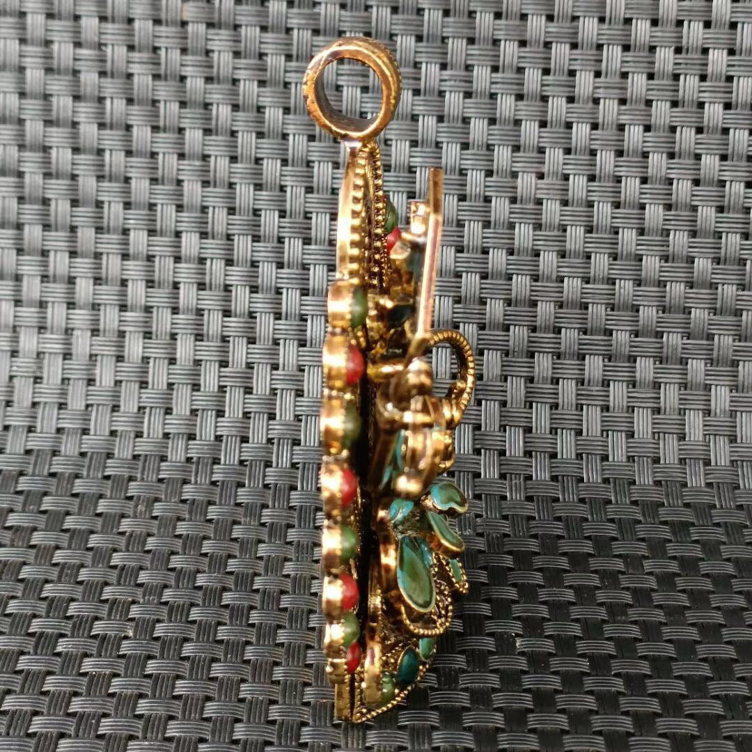 Chinese antique Manjusri Bodhisattva protective Buddha pendant brand
