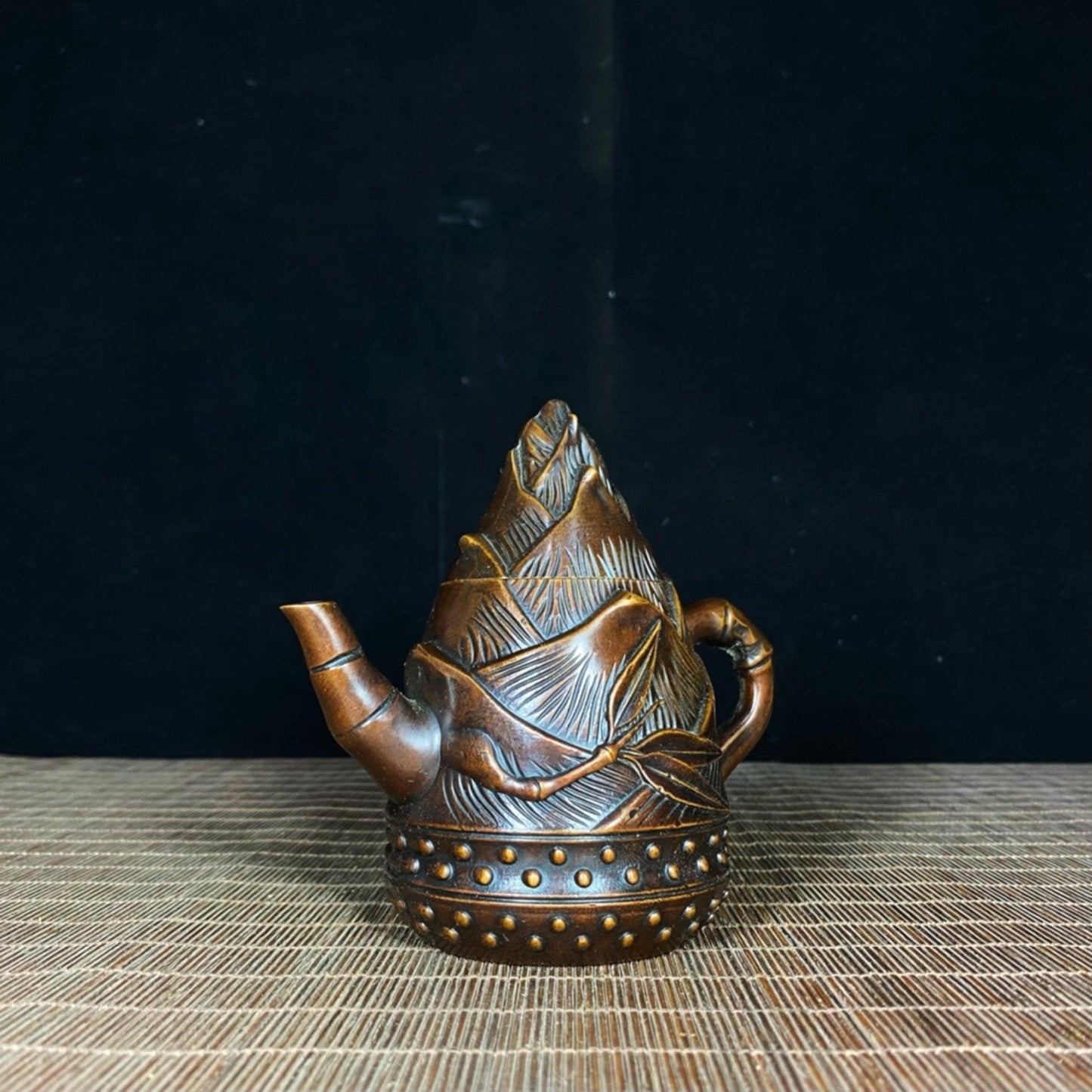 Pure copper segmented bamboo shoot pot