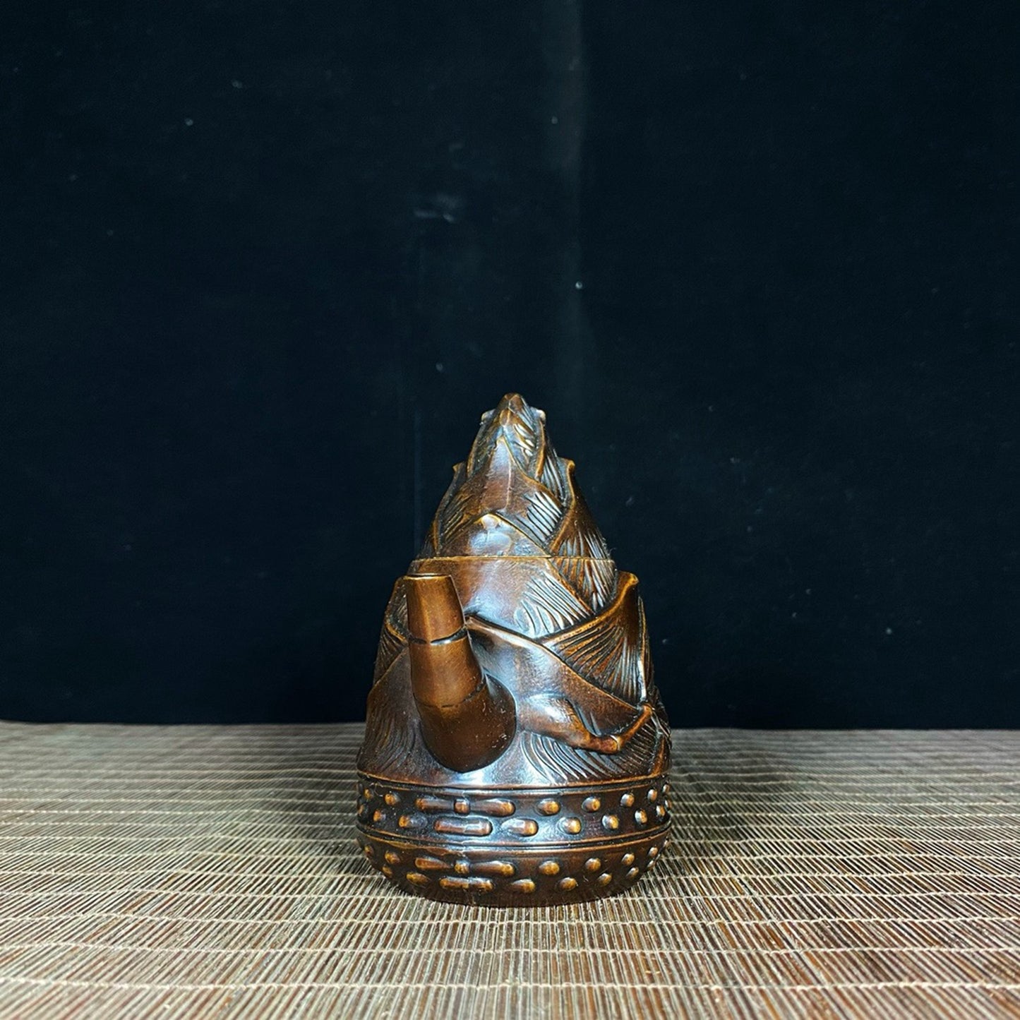 Pure copper segmented bamboo shoot pot