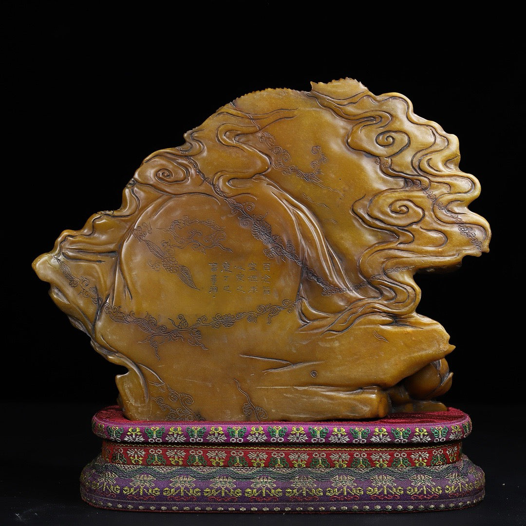 Shoushan Stone Carving and Painting [Blessing from Guanyin]