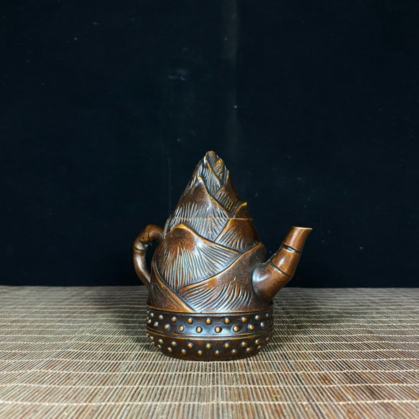 Pure copper segmented bamboo shoot pot