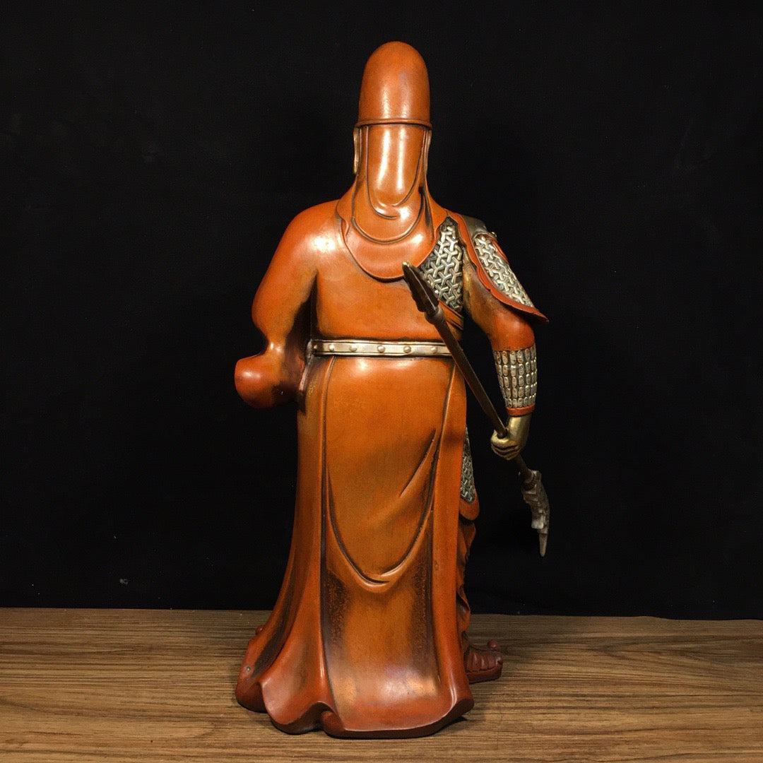 Chinese antique pure copper Guan Gong