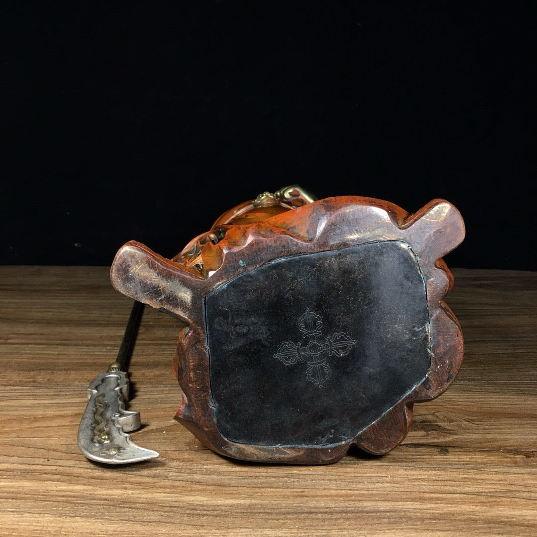 Chinese antique pure copper Guan Gong