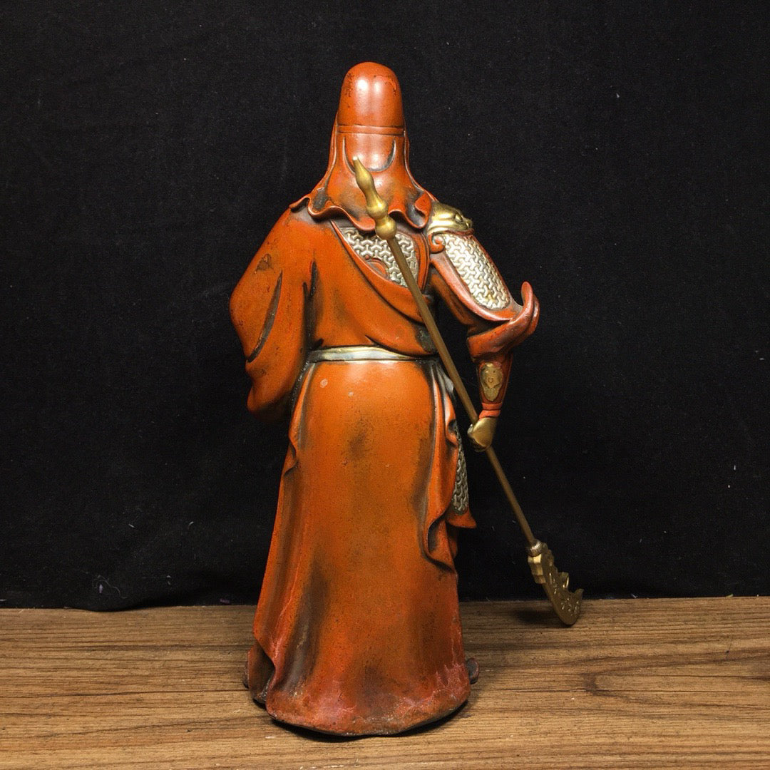 Chinese antique pure copper Guan Gong