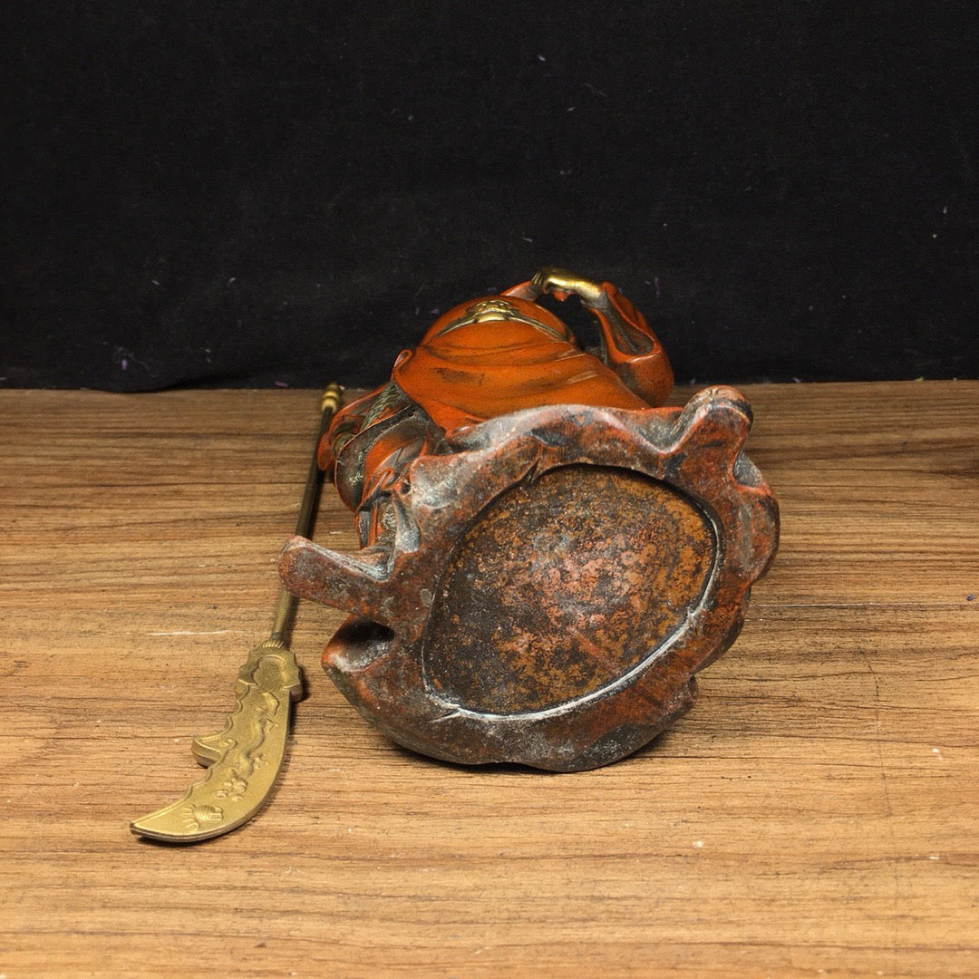 Chinese antique pure copper Guan Gong