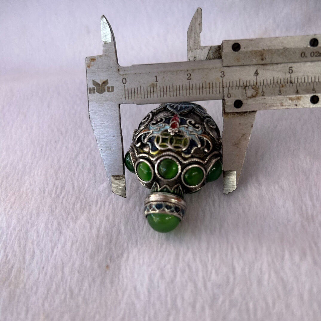 Chinese antique copper snuff bottle