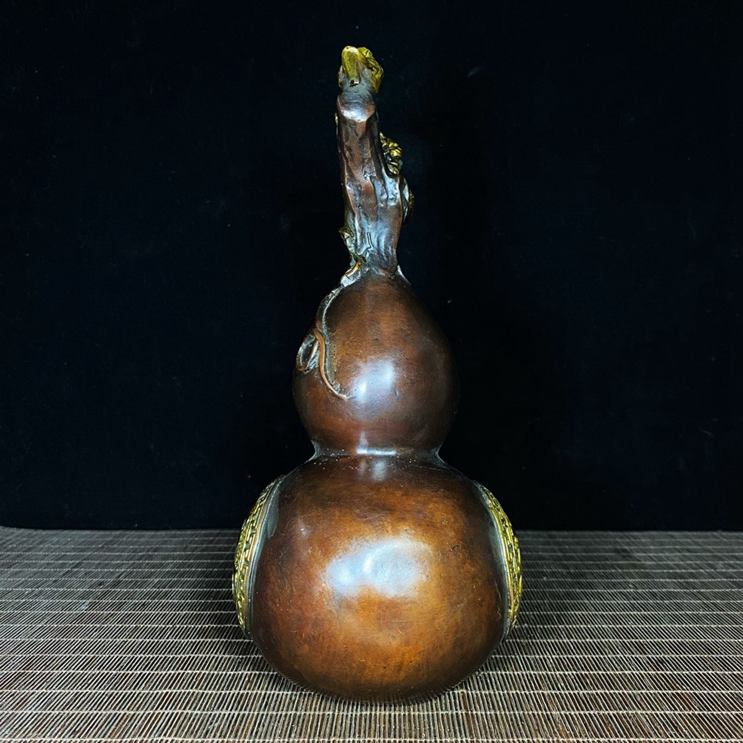 Pure copper gold-plated gourd ornaments
