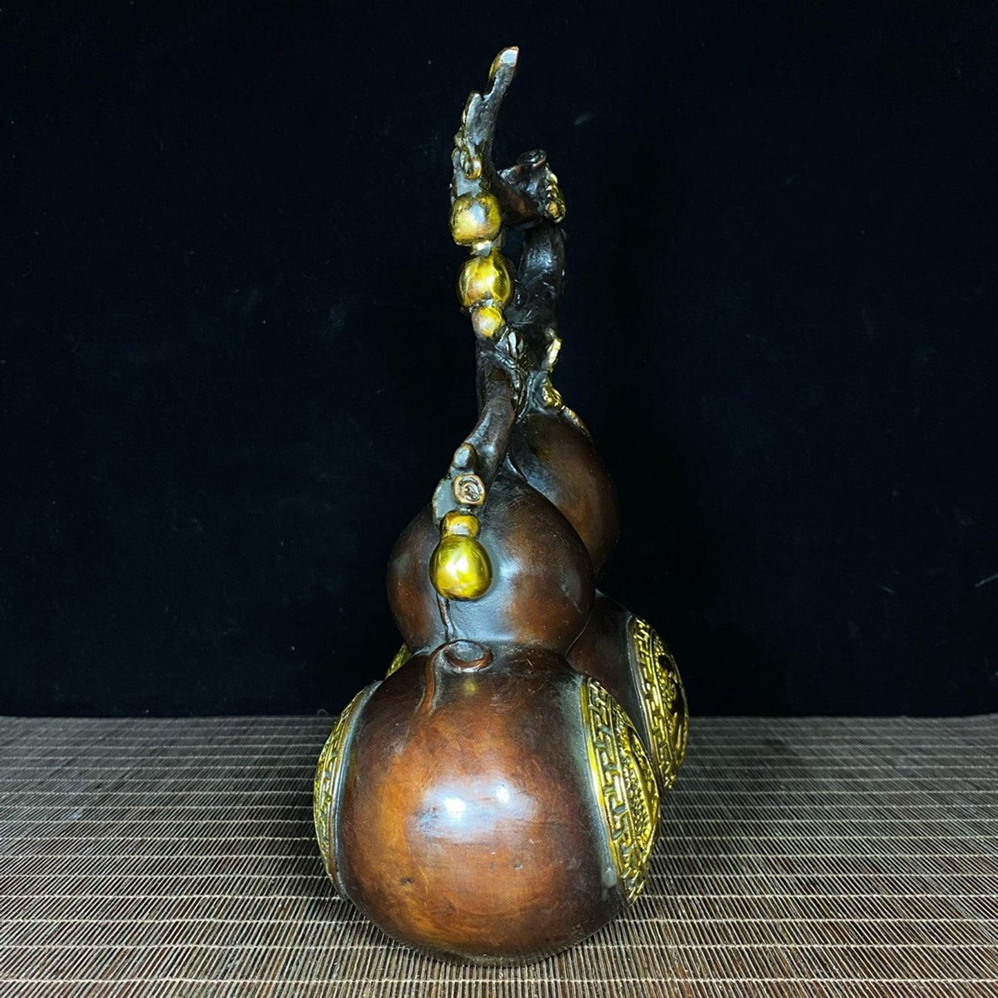 Pure copper gold-plated gourd ornaments