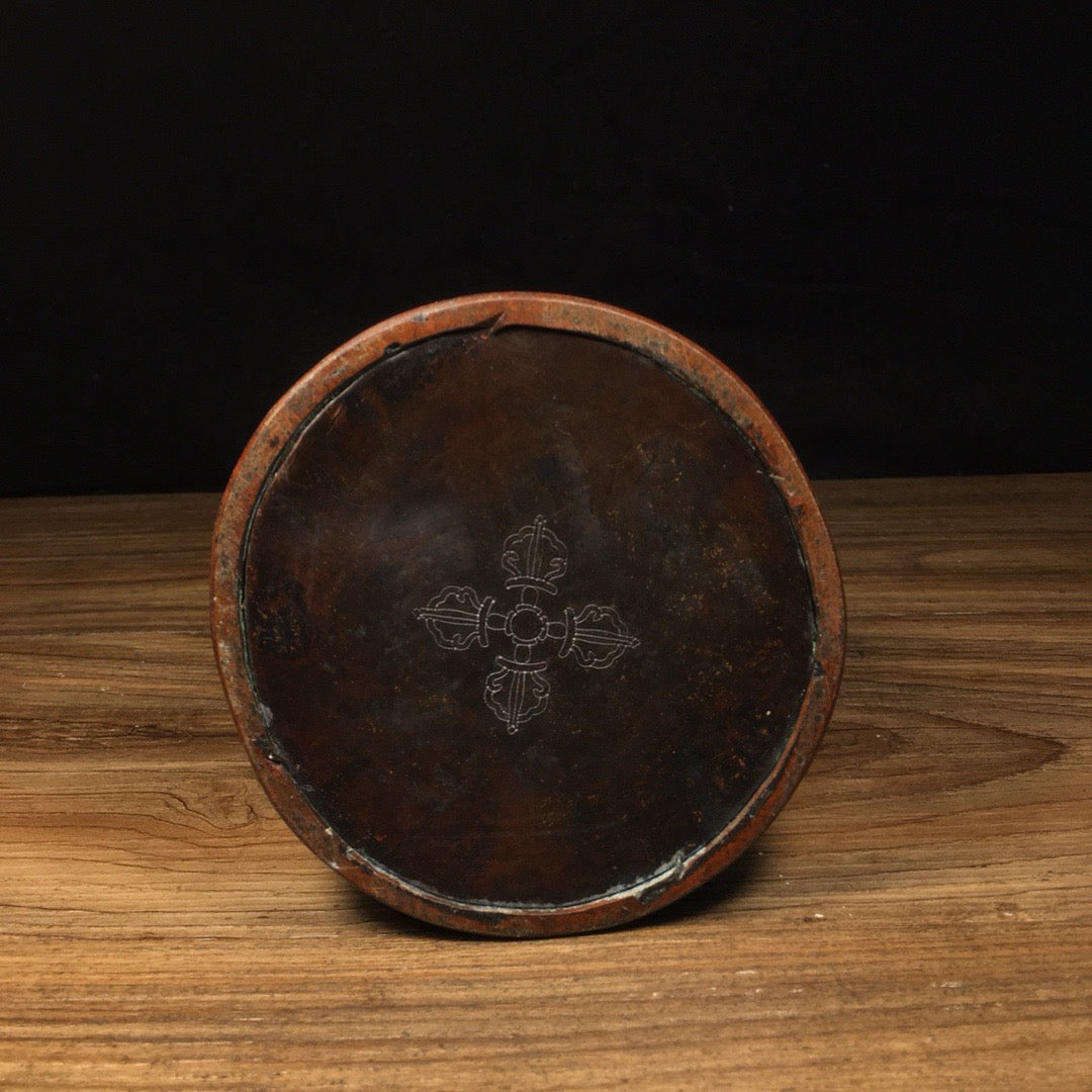Chinese antique pure copper Guanyin Bodhisattva
