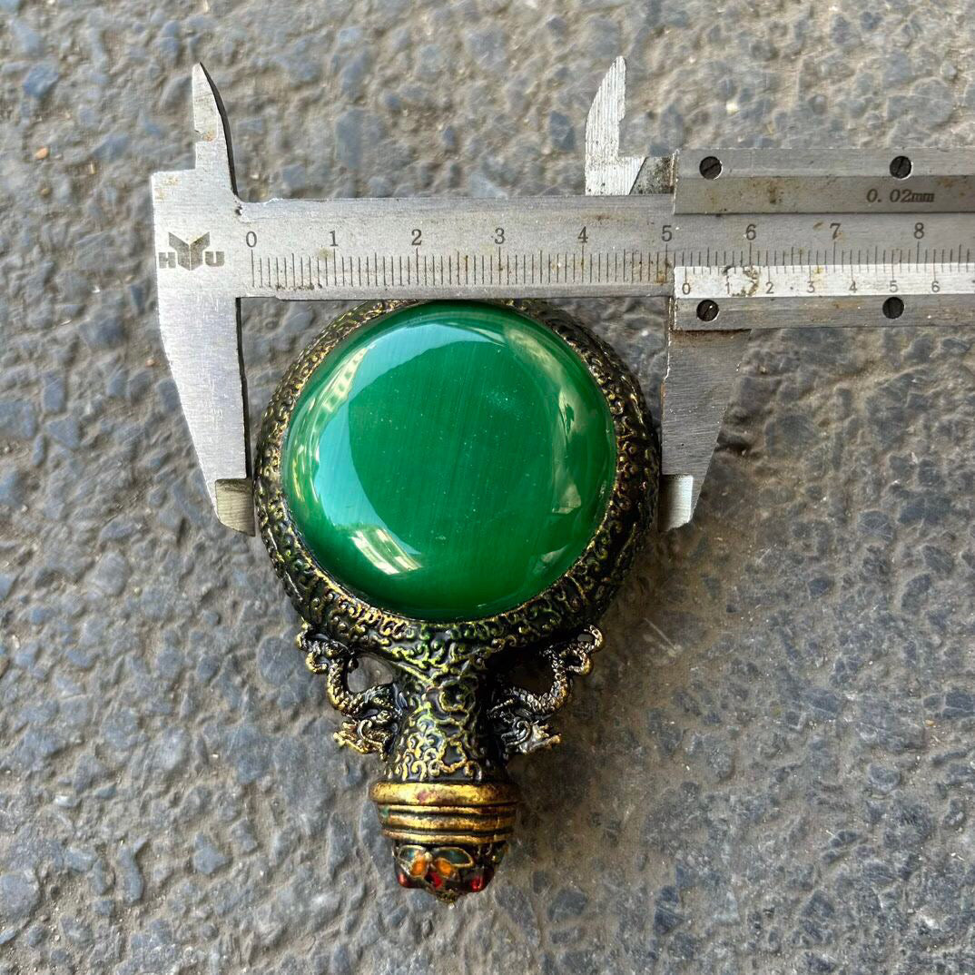 Chinese antique cat eye cloisonn é snuff bottle