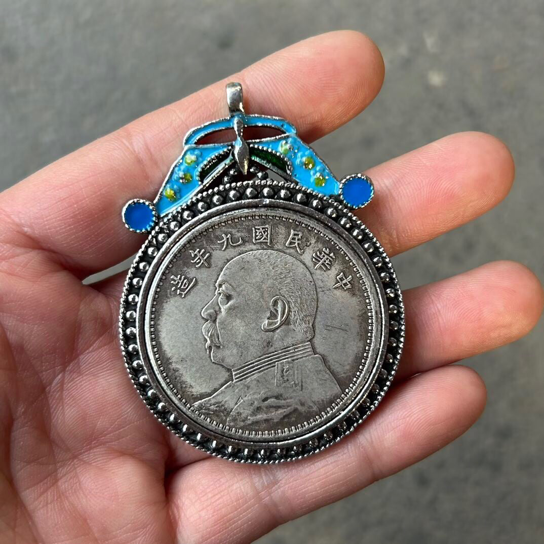 Chinese antique cloisonn é imitation coins