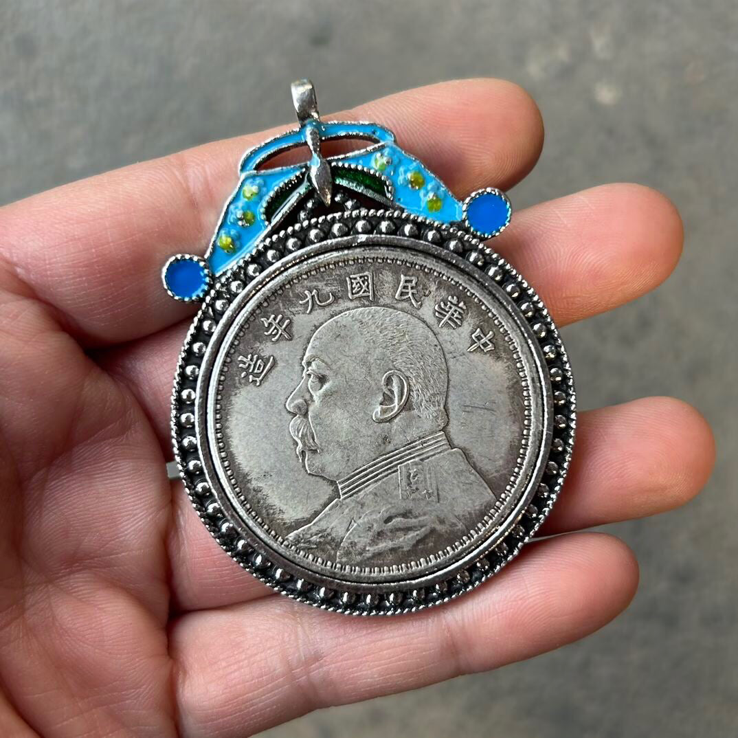 Chinese antique cloisonn é imitation coins