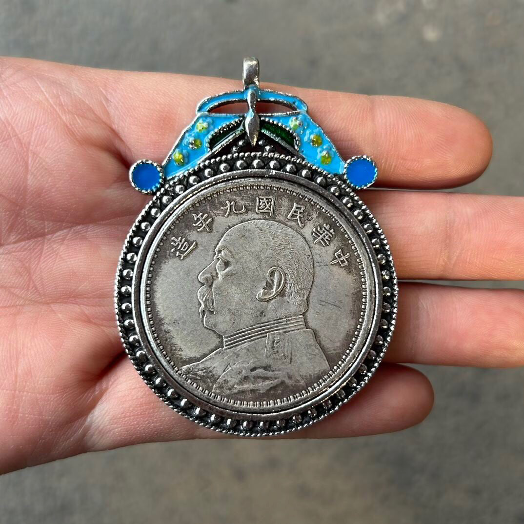 Chinese antique cloisonn é imitation coins
