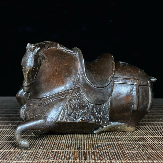 Pure copper horse