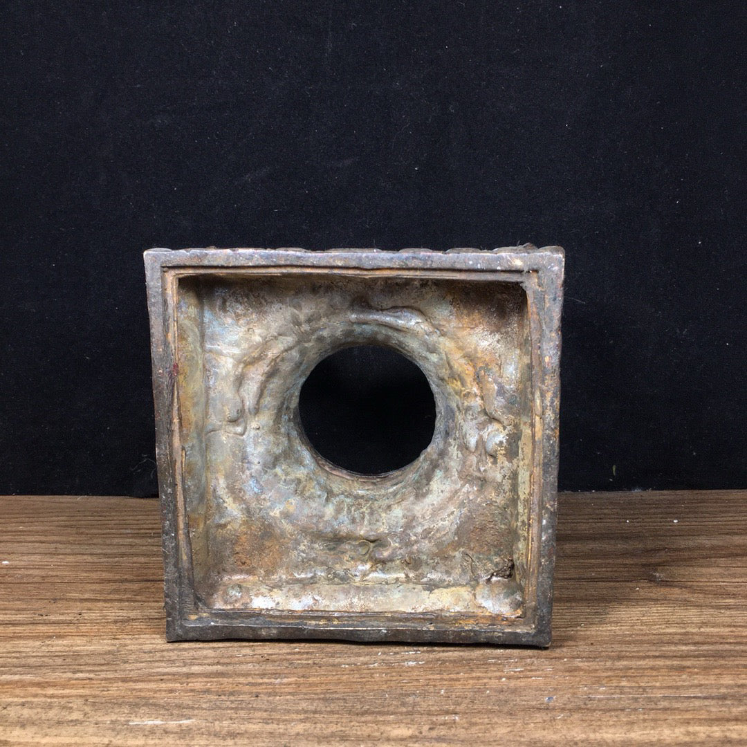 Chinese antique pure copper pagoda