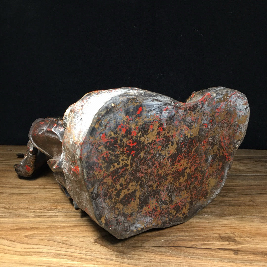 Chinese antique pure copper Emperor Zhenwu ornament