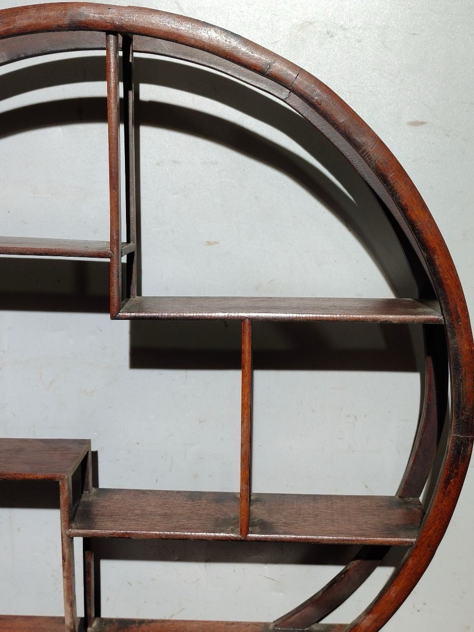 Flower pear wood desk antique rack ornaments