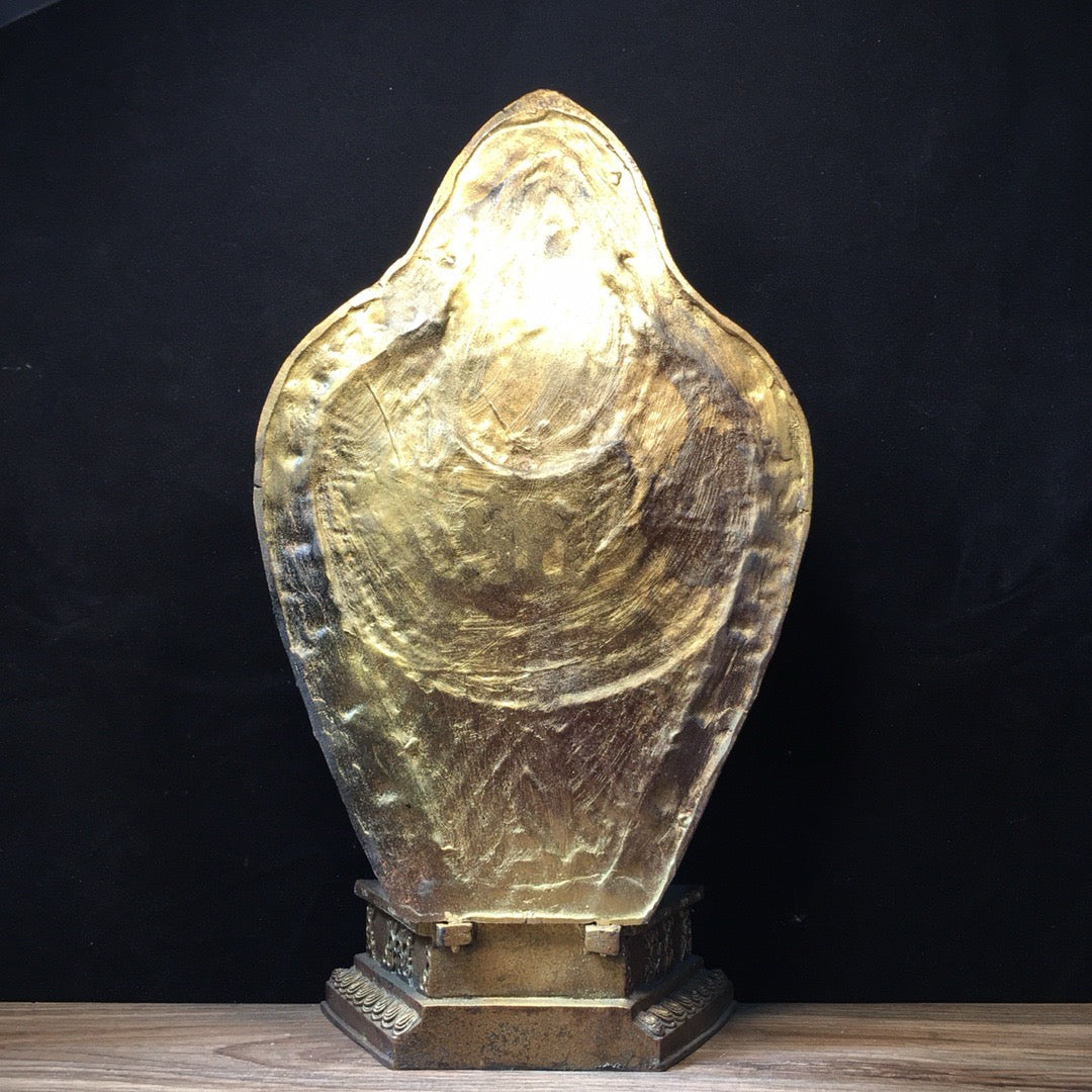 Chinese antique pure copper statue of Thousand Handed Guanyin Bodhisattva
