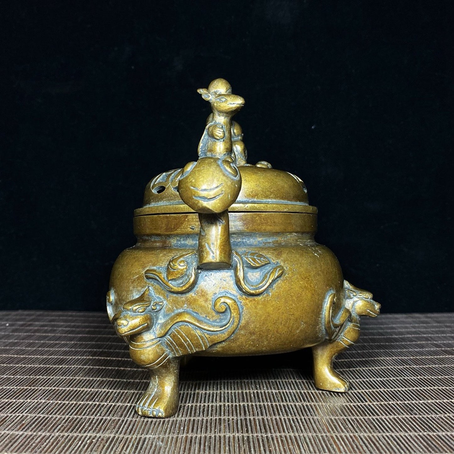 Pure copper lucky and lucky ear furnace for attracting wealth and prosperity
