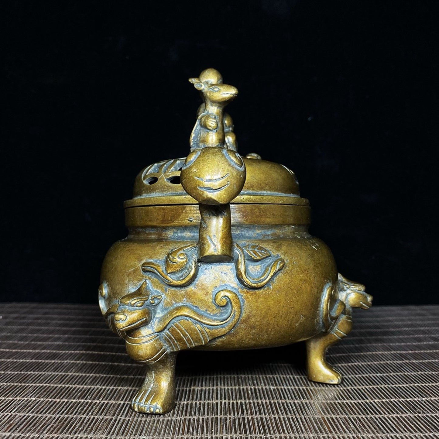 Pure copper lucky and lucky ear furnace for attracting wealth and prosperity