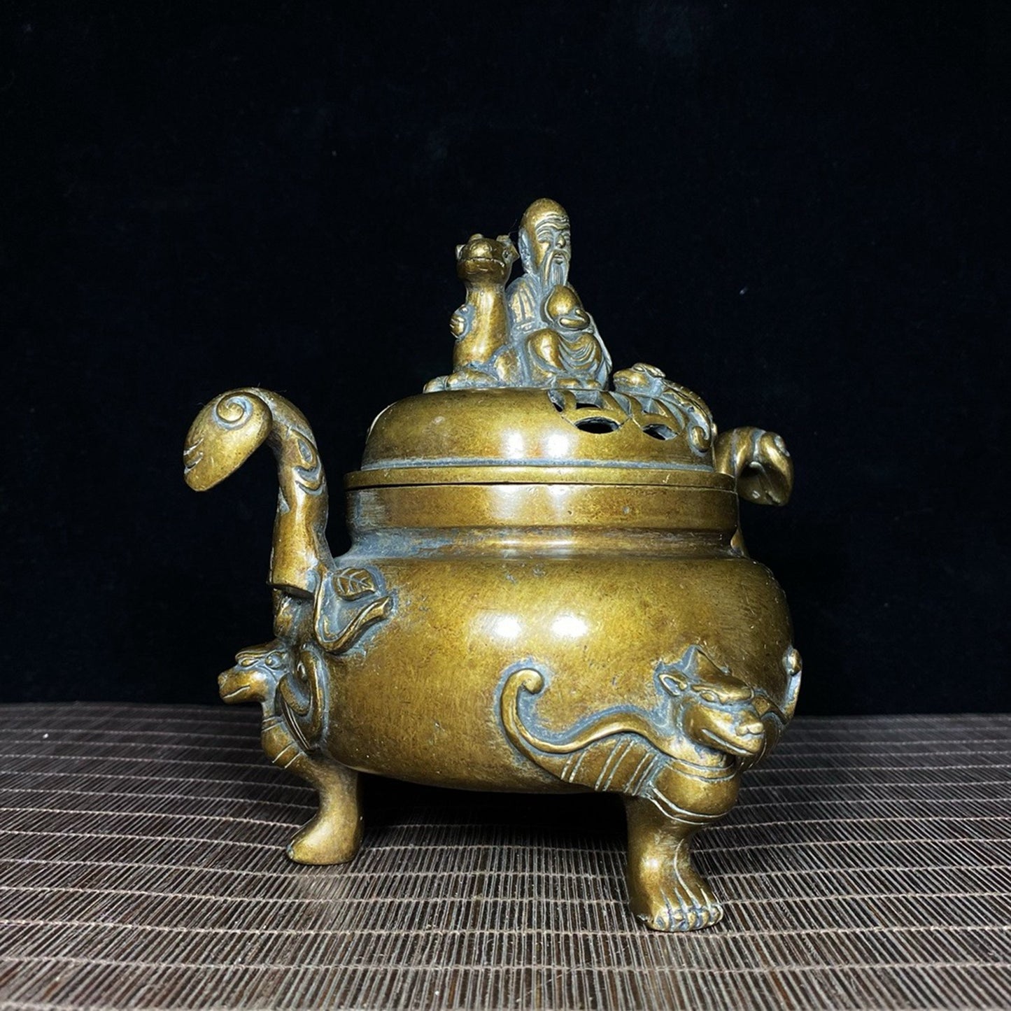 Pure copper lucky and lucky ear furnace for attracting wealth and prosperity