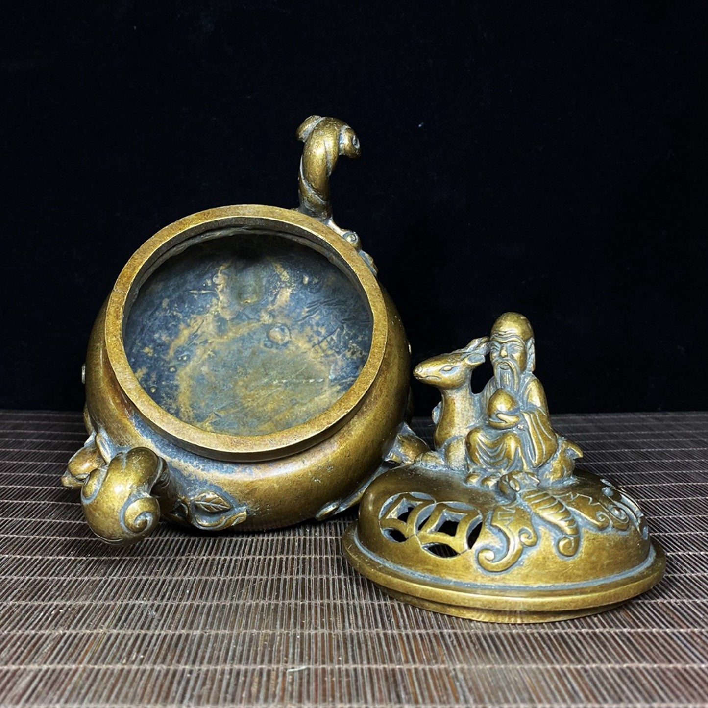 Pure copper lucky and lucky ear furnace for attracting wealth and prosperity