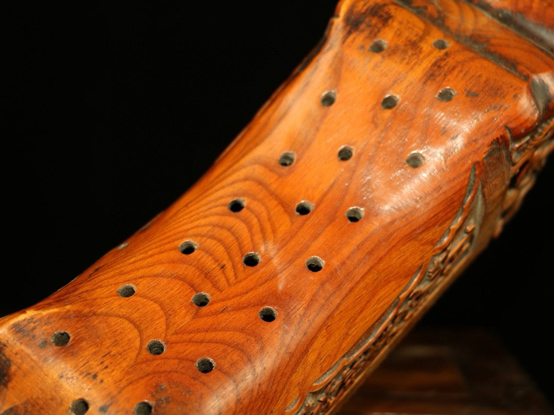 Huangyangmu Wooden Pillow Moxibustion Pillow Medicine Smoked Pillow Decoration