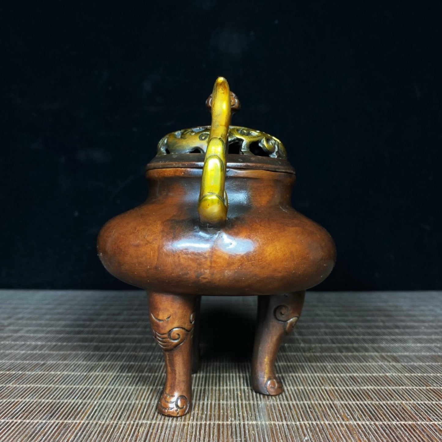 Pure copper gilded pointed ear imperial furnace