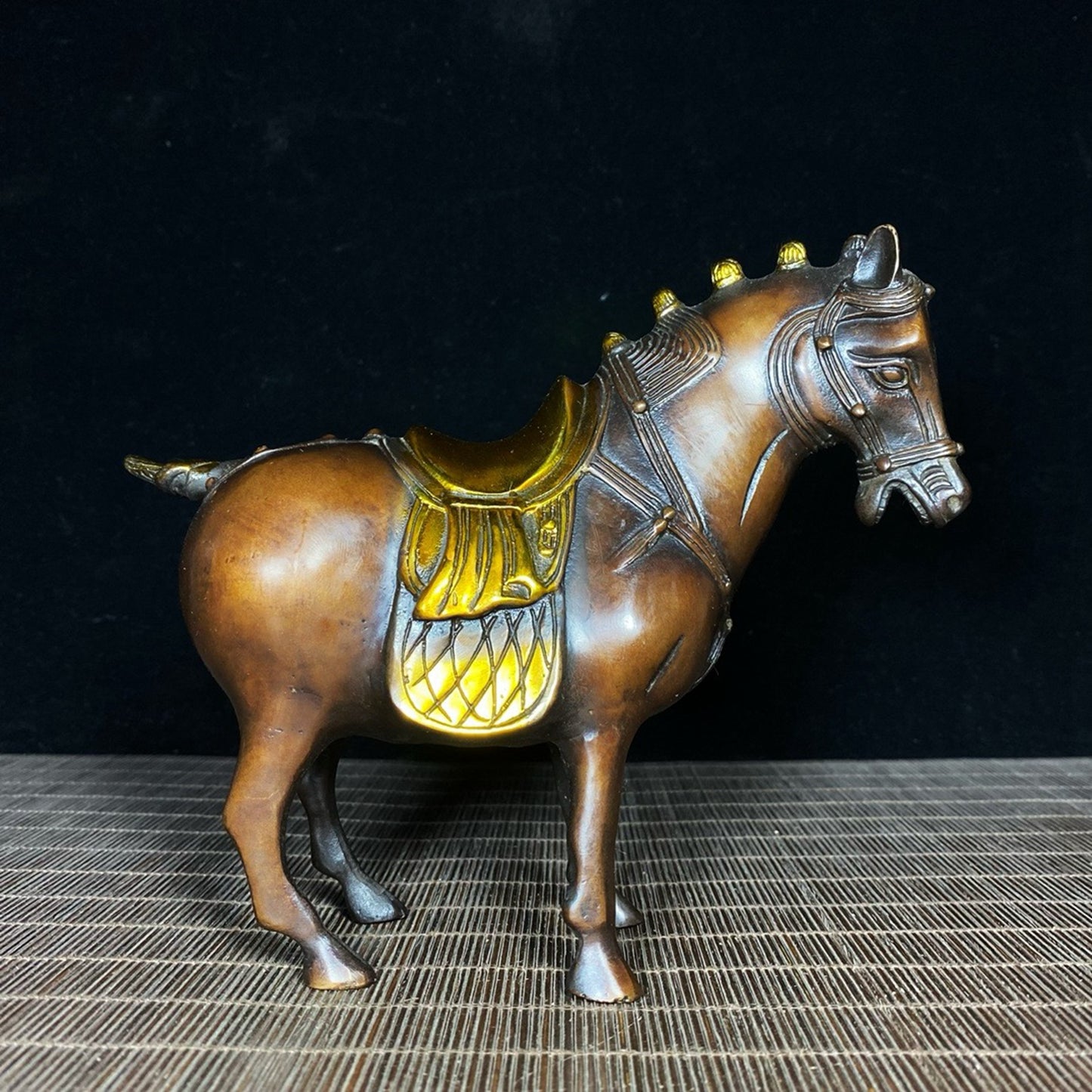 A pair of pure copper horses