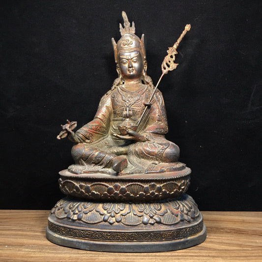 Master of Chinese Antique Pure Copper Lotus Peanuts