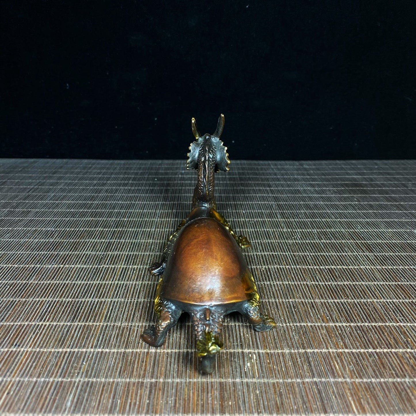 Pure copper gilded dragon turtle